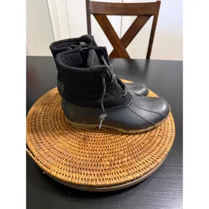 Sperry Saltwater Wool Black Duck Boots Womens 7.5‎ Waterproof Rain STS86440 thumbnail 6