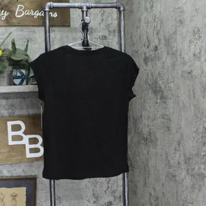 NWT Sanctuary Women's Amber Scoop Neck Tee XT3137K6 M Black thumbnail 4