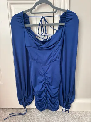 Lucy in the Sky Mini Dress Blue thumbnail 1