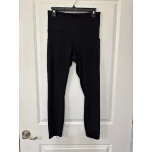 Lululemon Wunder Train High-Rise Tight with Pockets 25" Black Size 10 thumbnail 6