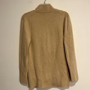 J.Crew Mercantile Sweater Blazer Tan Beige 100% Cotton Knit Button Front Small thumbnail 4