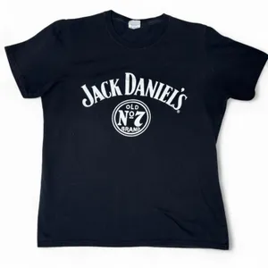 Jack Daniel's Old No 7 Logo T-Shirt Women's Medium Black 100% Cotton Graphic Tee thumbnail 1