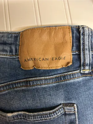 American Eagle Next Level Stretch Women’s Distressed Blue Skinny Jeans 30x32 thumbnail 7