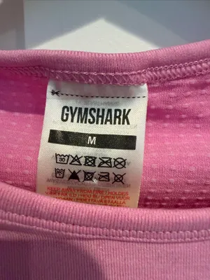 Gymshark Pink Long Sleeve Crop Top thumbnail 2