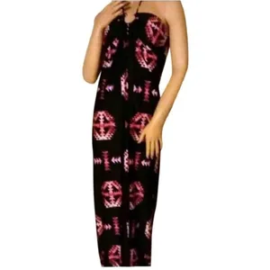 Gorgeous Black & Pink Aztec Maxi Dress | Strapless Summer Maxi | NWT thumbnail 2