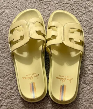 Sam Edelman Light Yellow Slide Sandals thumbnail 1