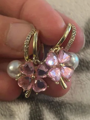 A034 earring fashion jewlery hoop thumbnail 1