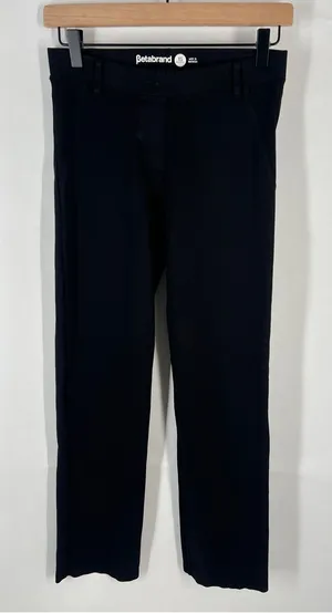 Betabrand Black Straight Leg Dress Pant Yoga Pants‎ XS Petite thumbnail 1