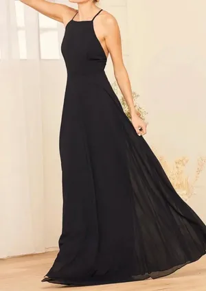 Black Gown Lulus Formal thumbnail 1