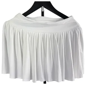 Halara White Pleated 2-in-1 Tennis Skirt Skort with‎ Pocket Size Medium NWT thumbnail 3