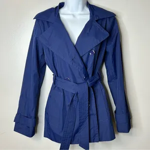 London Fog‎ Blue Belted Jacket Size S thumbnail 1