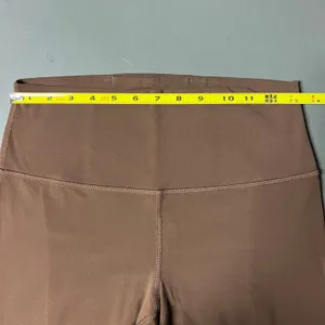Lululemon Flared Leg High Rise Leggings Womens 8 Activewear Yoga Pilates Gym thumbnail 8