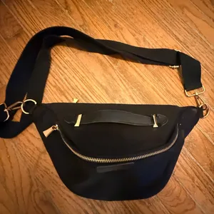 Large Black Waist Bag thumbnail 1