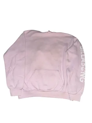 Billabong Light Pink Sleeve Logo Pullover Sweatshirt thumbnail 2