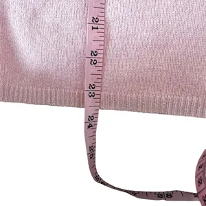 Alba Moda 100% Cashmere Sweater Pink Crewneck Lightweight Soft Knit M thumbnail 7