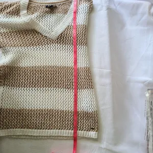 Tommy Hilfiger Knit‎ Crochet Striped Top Size XS thumbnail 11