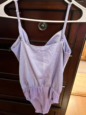 She+sky Purple Cowl Neck Bodysuit thumbnail 3