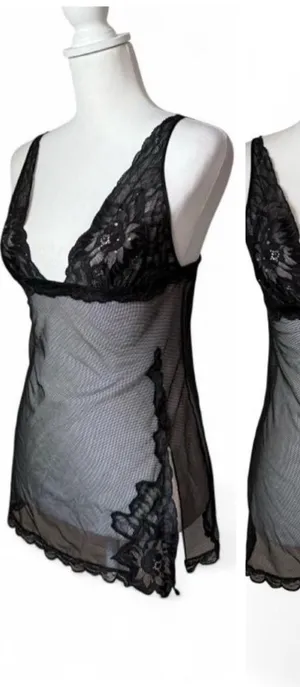 Victoria’s Secret Black Slip small Y2K thumbnail 1