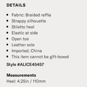 Alice + Olivia Fanniey Strappy Raffia Heeled Sandals thumbnail 11