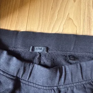 ATM Anthony Thomas Melillo Black Slim Jogger Sweatpants thumbnail 2