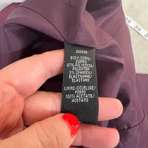 JS Boutique Purple Satin Sleeveless Fully Lined Knee Length Cocktail Dress Sz 6 thumbnail 9