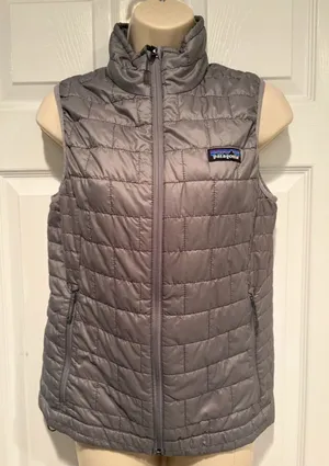 Patagonia‎ Nano Puff Vest Womens S Gray PrimaLoft Insulated 84246 SP16 Gorpcore thumbnail 1
