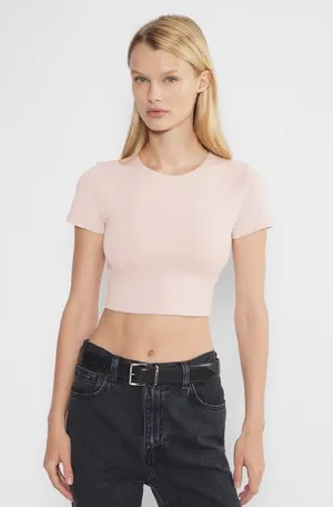 Aritzia crewneck crop top thumbnail 2
