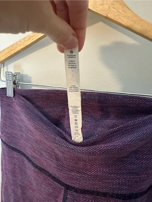 Lululemon Wunder Under Crop II Diamond Jacquard Jewelled Magenta 10 thumbnail 4