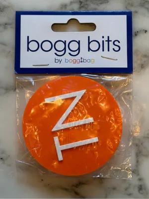 NWT Bogg Bag Bogg Bits Tennessee TN Orange White Bag Charm Accessory Rare thumbnail 1