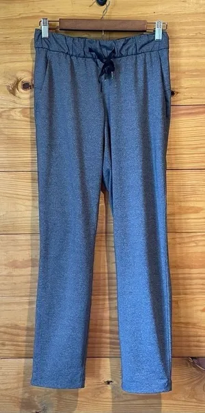 Lululemon On The Fly Pant 27" in Heathered Black Grey 4 W5BSES thumbnail 1