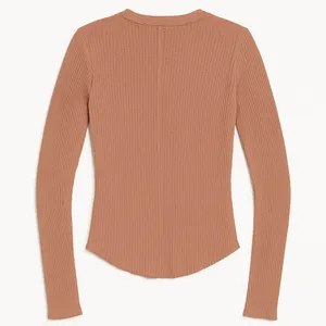 Free People One of The Girls Henley - Pink thumbnail 2