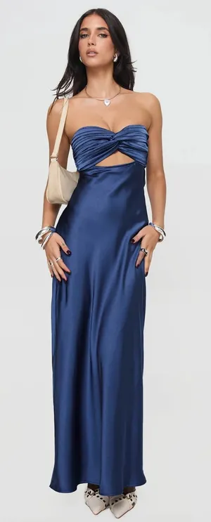 Princess Polly Maxi Dress Satin thumbnail 1