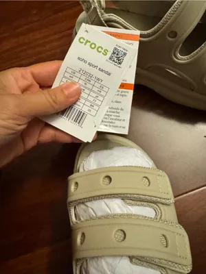 CROCS Platform Sport Sandals in Beige thumbnail 7