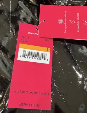Commando Black Faux Patent Leather Legging (Style SLG25) thumbnail 10
