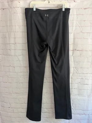 Under Armour Black Boot-Cut Athletic Flare Pants - Women Size Medium thumbnail 2