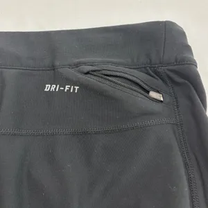 Nike Dri-FIT Women Black Cropped Running Leggings Just Do It thumbnail 3