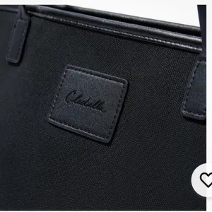 NWT Black Cleobella Canvas Tote Bag thumbnail 6