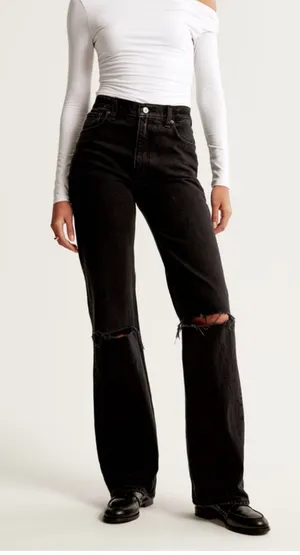 Abercrombie Jeans High-Rise Straight thumbnail 1