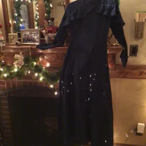 💝HPShein Flounce Fit &Flare Lantern Sleeve dress small thumbnail 5