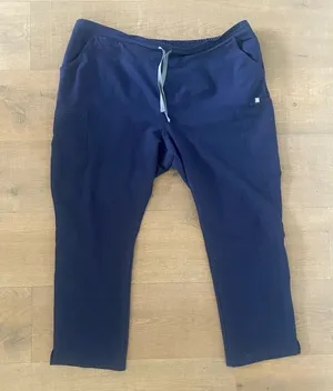 figs blue nursing nurse scrubs casual pants thumbnail 1