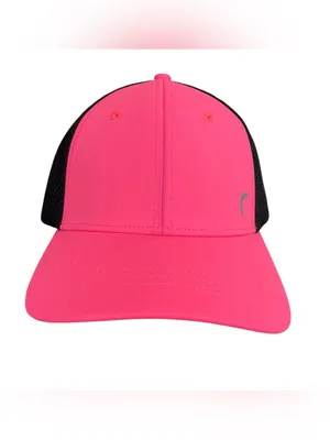 Zyia Active Luxe Hat Pink Black Mesh Reflective Running Baseball Cap Women’s NWT thumbnail 2