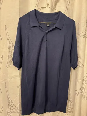 Alfani MENS top Navy blue Sz. L thumbnail 1