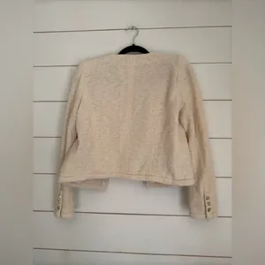 Zara cream Boucle Jacket thumbnail 5