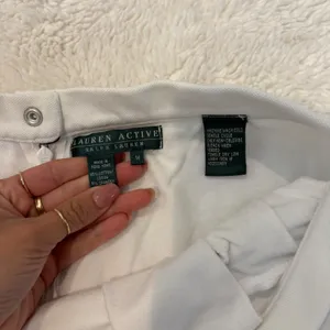 Ralph Lauren VTG 90’s Pleated Cotton Tennis White Skirt Preppy Old Money Country Club M thumbnail 5