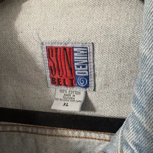 American Vintage Vintage SunBelt Denim Roadhouse Bar Vest Sz XL thumbnail 3
