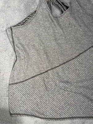 North face Striped Gray Tank Top XL thumbnail 3