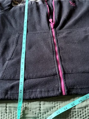 Bushmaster Womens Camo Fleece Jacket Large Pink Accent Full Zip RealTree thumbnail 7