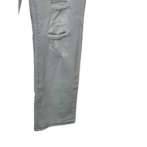Levi's Womens‎ Jeans 724 High Rise Straight Crop Distressed Light Wash Denim 26 thumbnail 2