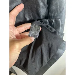 BB‎ Dakota Steve Madden Im Busy Faux Leather Blazer Black Longline Jacket thumbnail 4