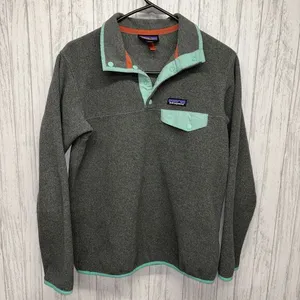 Womens Size XS Patagonia Synchilla Grey Fleece EUC thumbnail 1